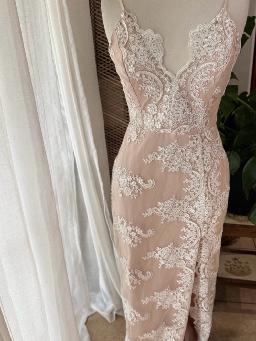 Windsor bridal wedding gown Elegant Lace engagement photos Dress